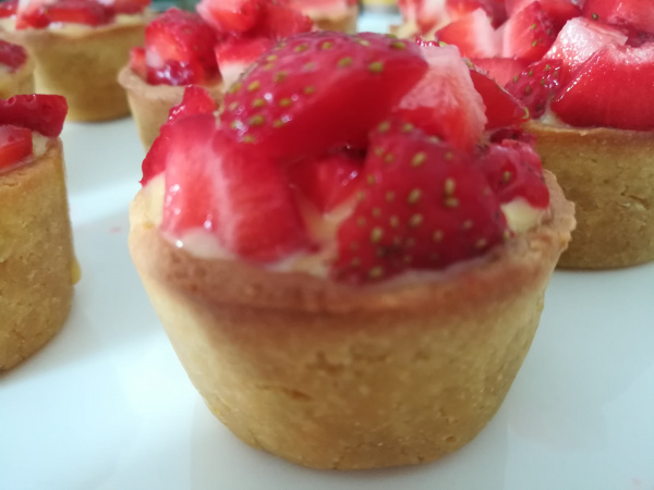 Cups aux fraises